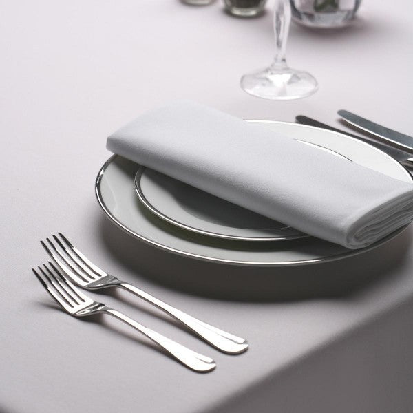 100% Cotton Restaraunt Quality Plain White Table Cloths image 0
