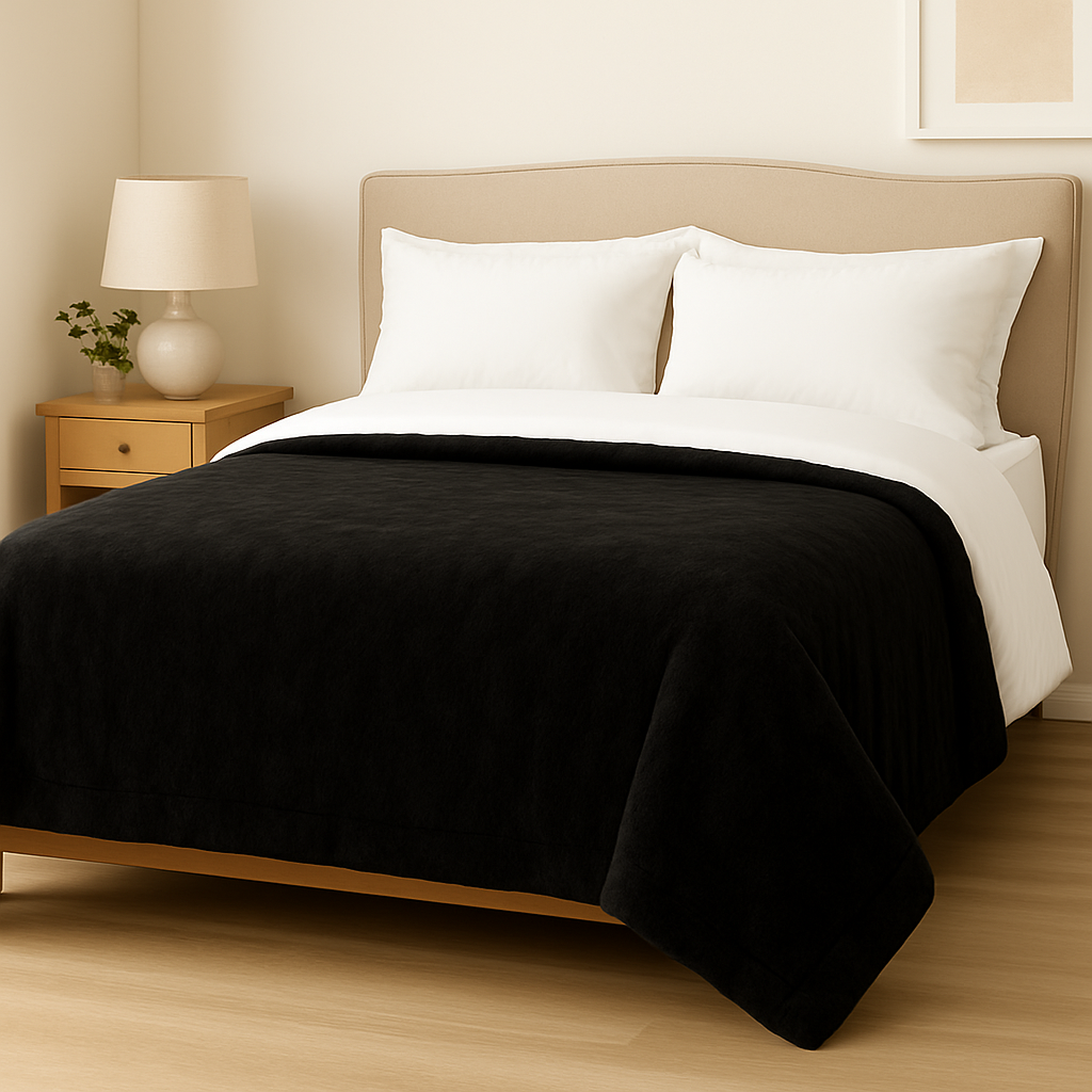 Super Soft Faux Fur Fleece Throw – Ultra Warm Mink Sofa & Bed Blanket – Available in Single, Double & King Sizes