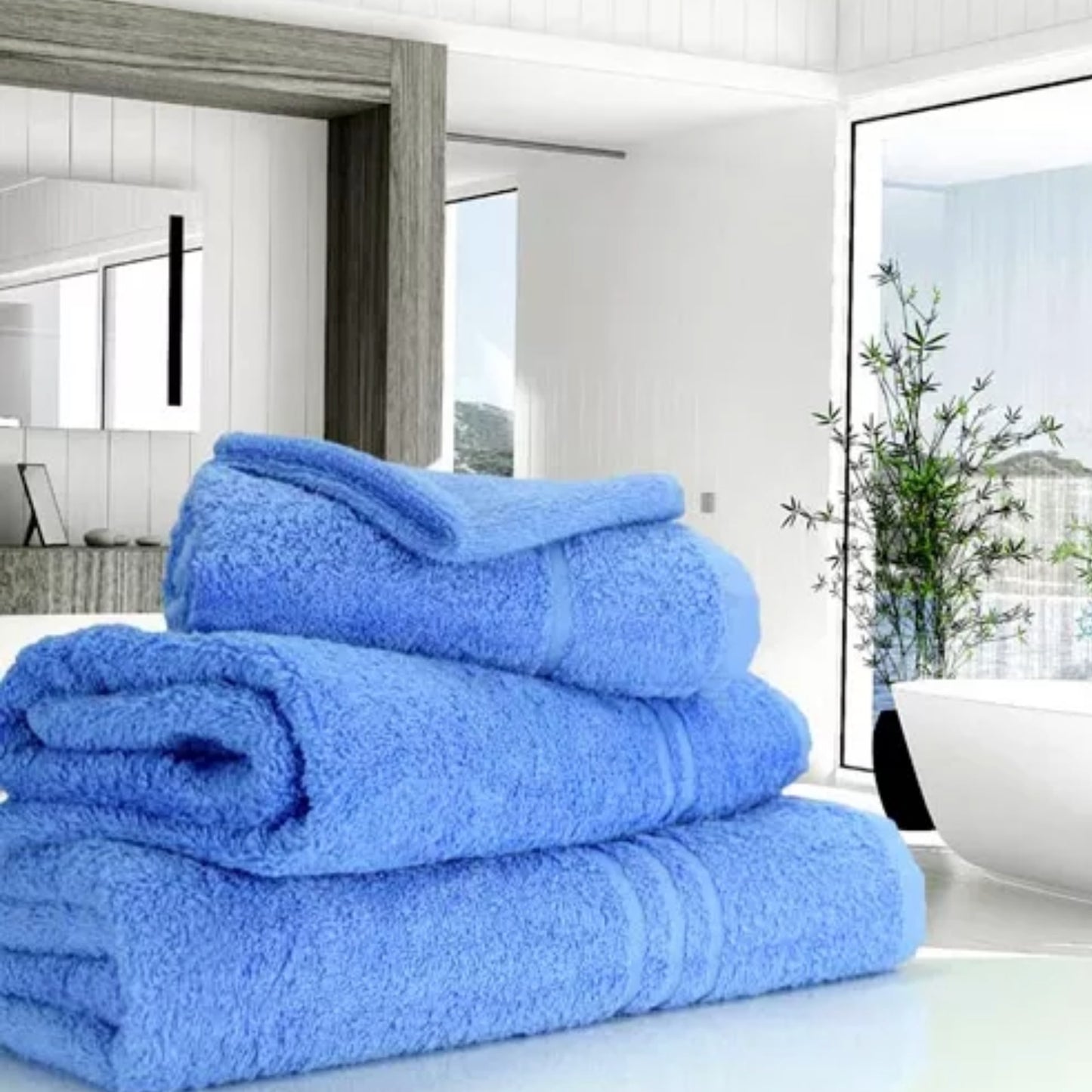 Luxury 100% Turkish Cotton Towels – Ultra Soft, Highly Absorbent – 500 GSM – Available in 12 Colours & 4 Sizes
