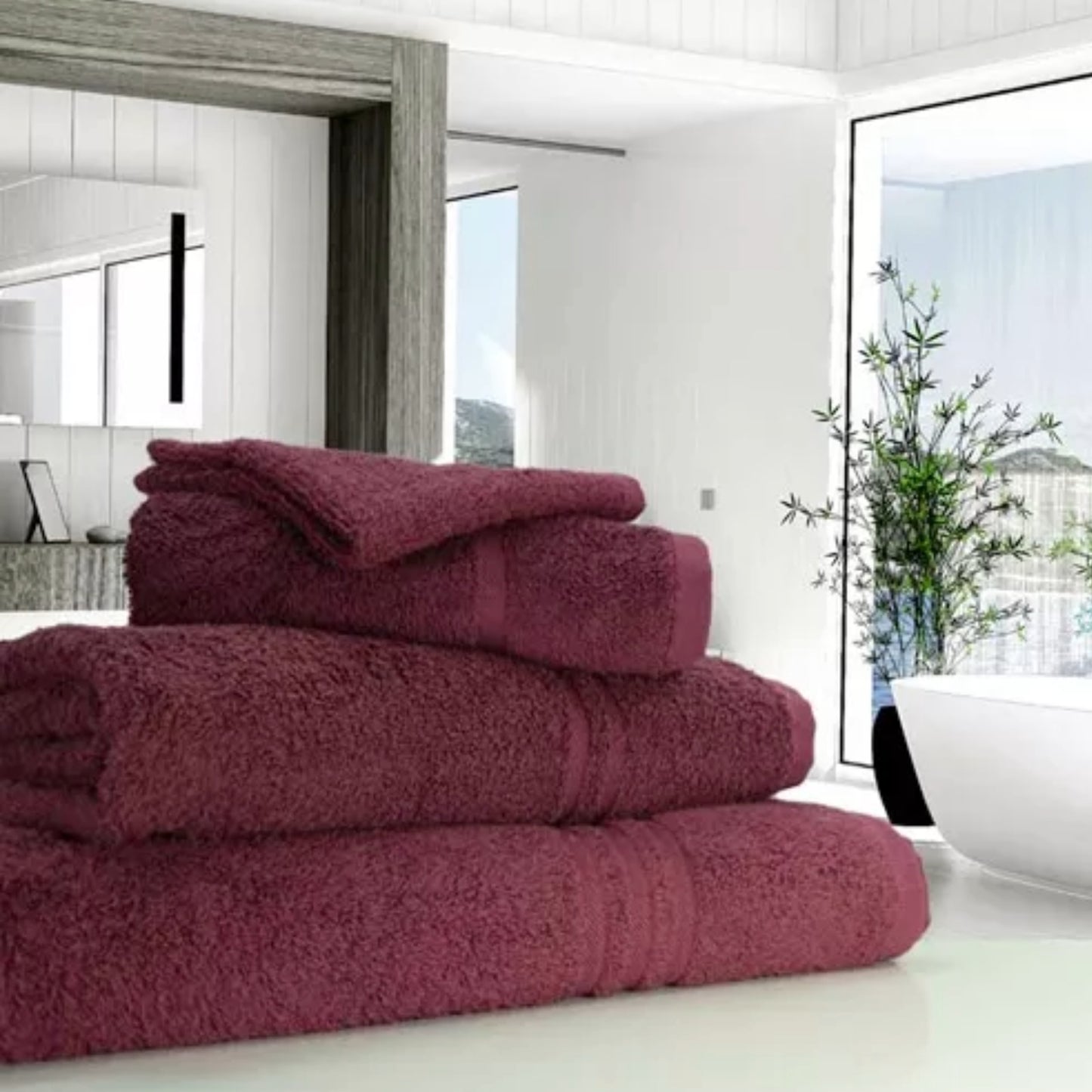 Luxury 100% Turkish Cotton Towels – Ultra Soft, Highly Absorbent – 500 GSM – Available in 12 Colours & 4 Sizes
