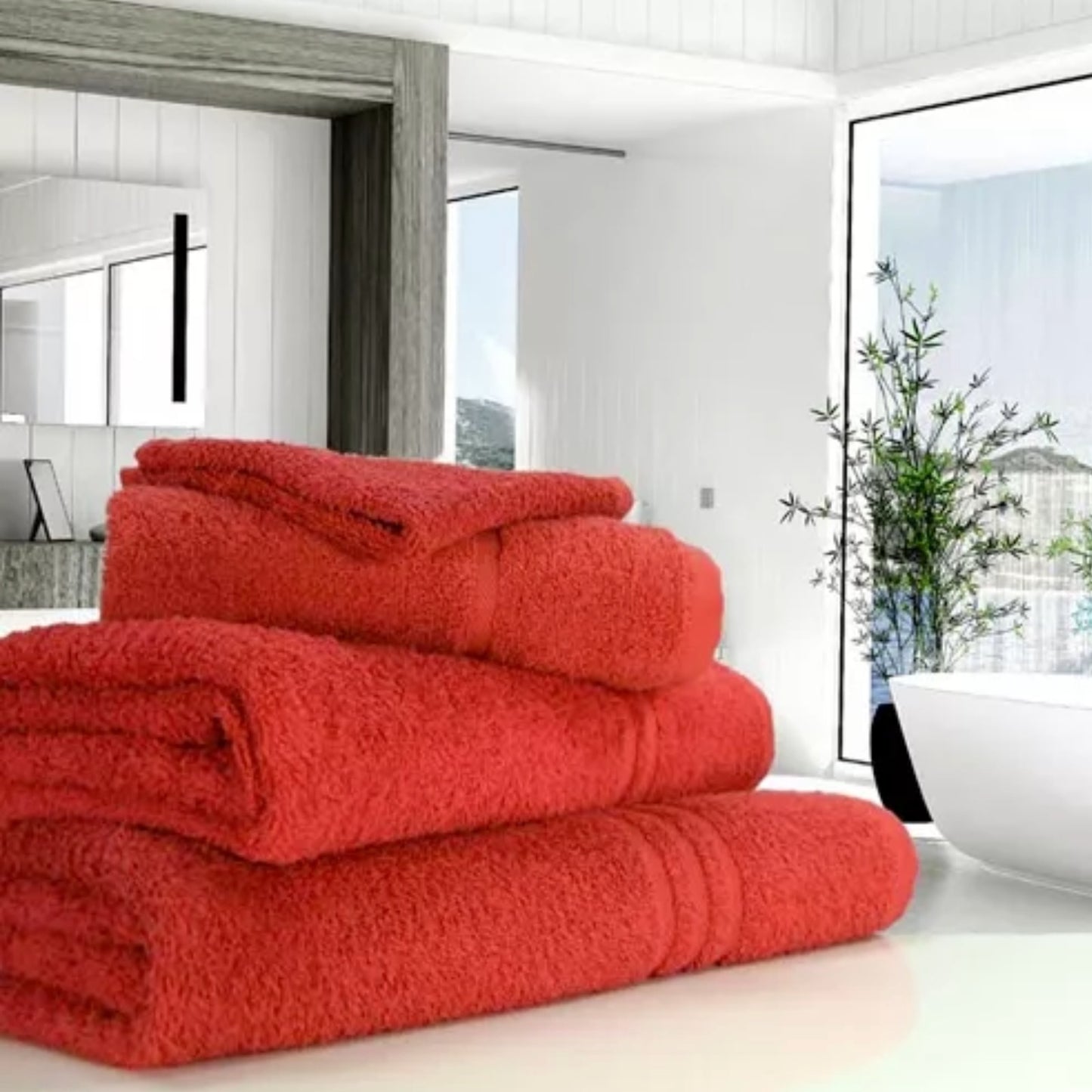 Luxury 100% Turkish Cotton Towels – Ultra Soft, Highly Absorbent – 500 GSM – Available in 12 Colours & 4 Sizes