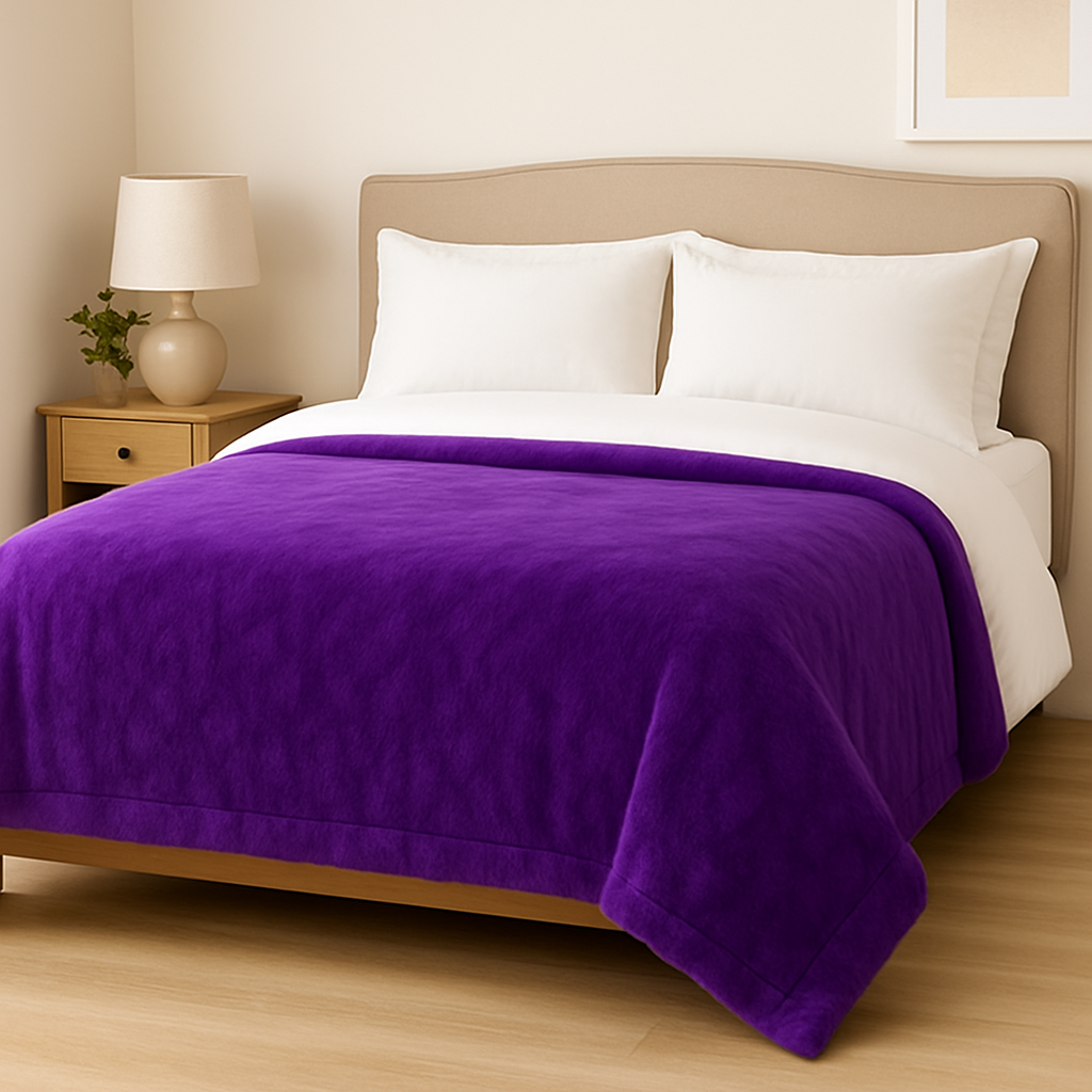 Super Soft Faux Fur Fleece Throw – Ultra Warm Mink Sofa & Bed Blanket – Available in Single, Double & King Sizes