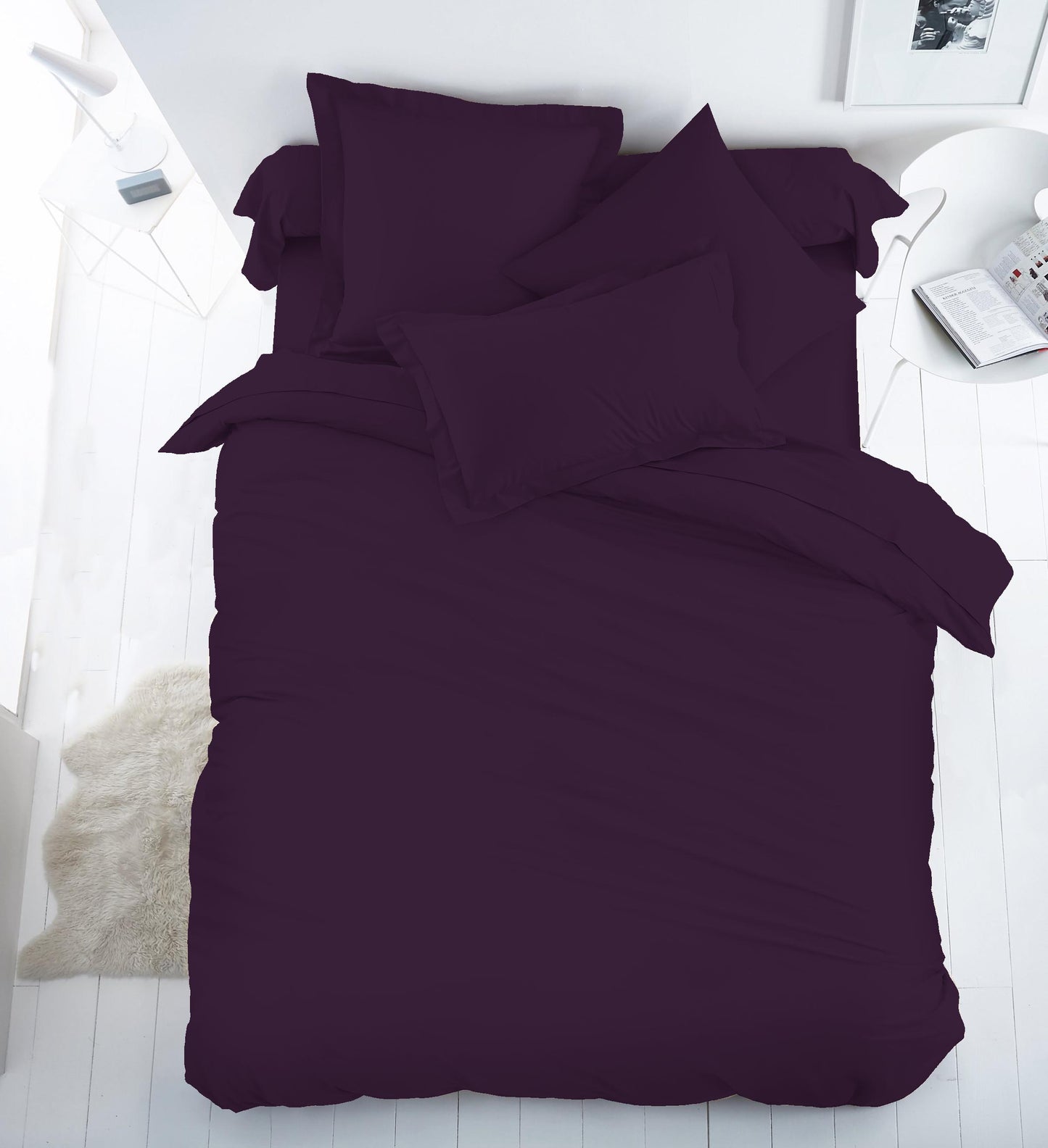 Hotel Quality Polycotton Duvet Cover – Soft & Durable Bedding – Available in 9 Colours & 4 Sizes