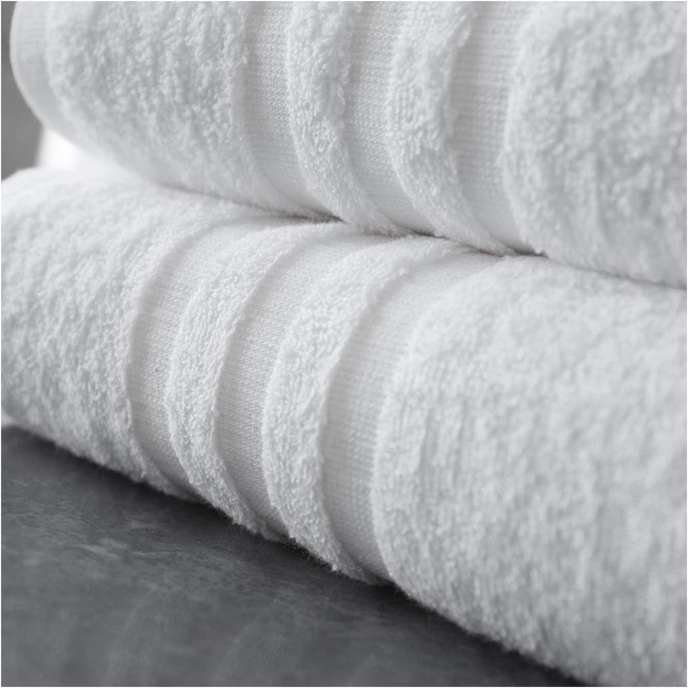 Luxury 100% Cotton Hotel-Quality Towels – 500 GSM – Ultra Soft & Highly Absorbent – Classic White