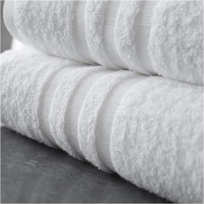 Luxury 100% Cotton Hotel-Quality Towels – 500 GSM – Ultra Soft & Highly Absorbent – Classic White