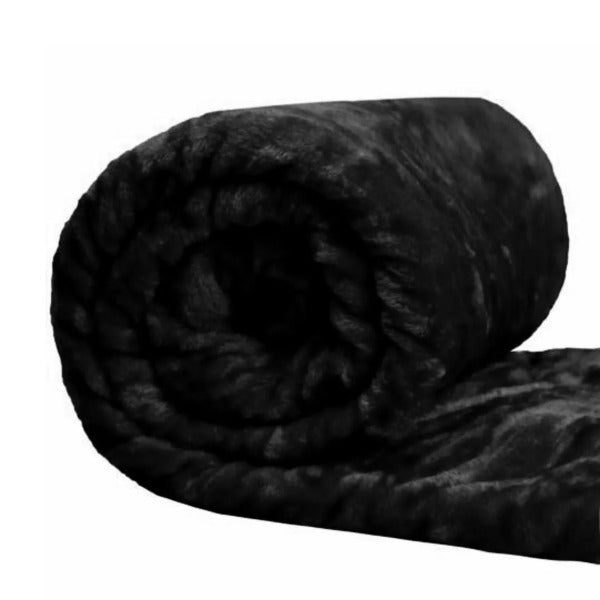 Super Soft Faux Fur Fleece Throw – Ultra Warm Mink Sofa & Bed Blanket – Available in Single, Double & King Sizes