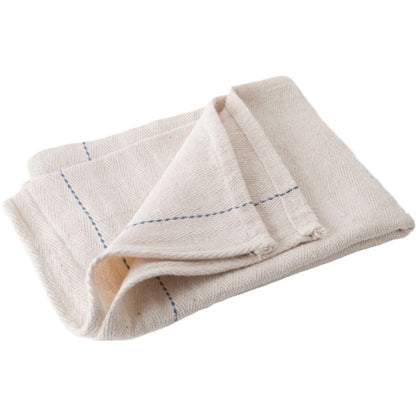100% Cotton Oven Cloths – Heatproof Pot Holders with Blue Bar Border
