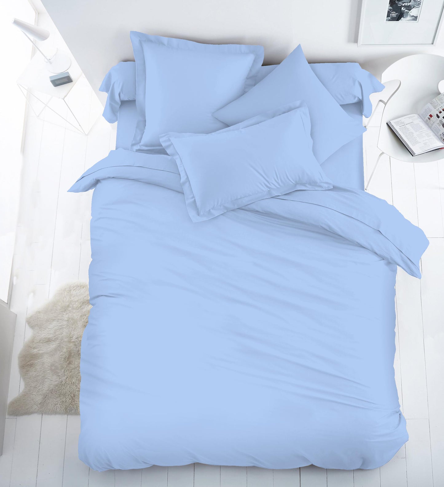 Hotel Quality Polycotton Duvet Cover – Soft & Durable Bedding – Available in 9 Colours & 4 Sizes
