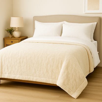 Super Soft Faux Fur Fleece Throw – Ultra Warm Mink Sofa & Bed Blanket – Available in Single, Double & King Sizes