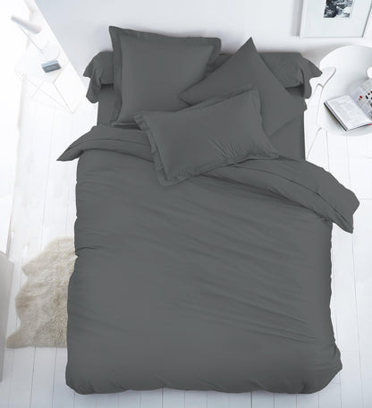 3-Piece Bedding Set – Duvet Cover, Fitted Sheet & Pillowcase(s) – Hotel Quality Bed Linen – Available in 9 Colours & 4 Sizes