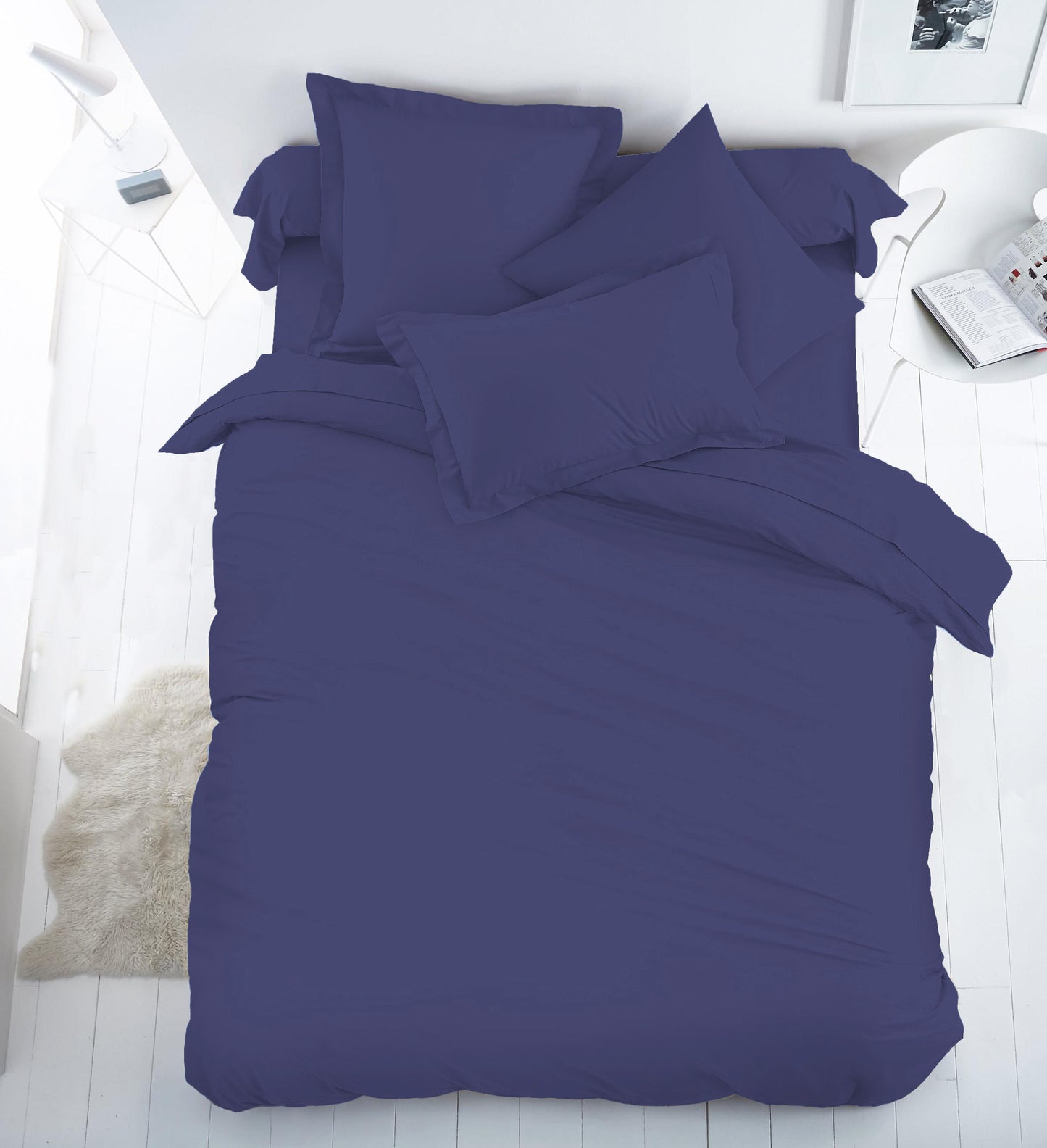 Hotel Quality Polycotton Duvet Cover – Soft & Durable Bedding – Available in 9 Colours & 4 Sizes