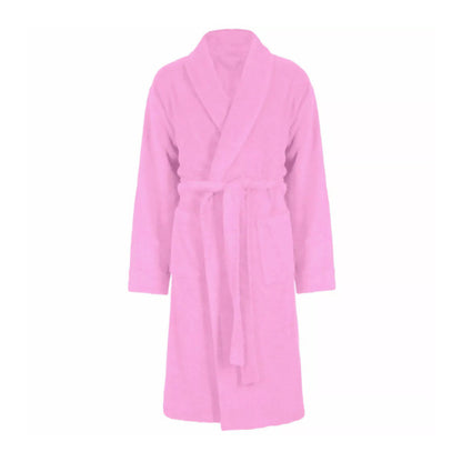 Luxury Terry Towelling Bathrobe – 100% Cotton – Soft, Absorbent & Comfortable – Unisex One Size