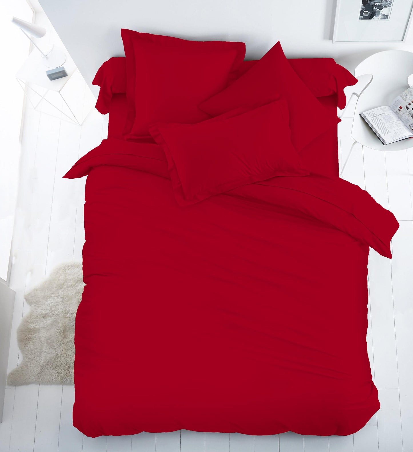 Hotel Quality Polycotton Duvet Cover – Soft & Durable Bedding – Available in 9 Colours & 4 Sizes