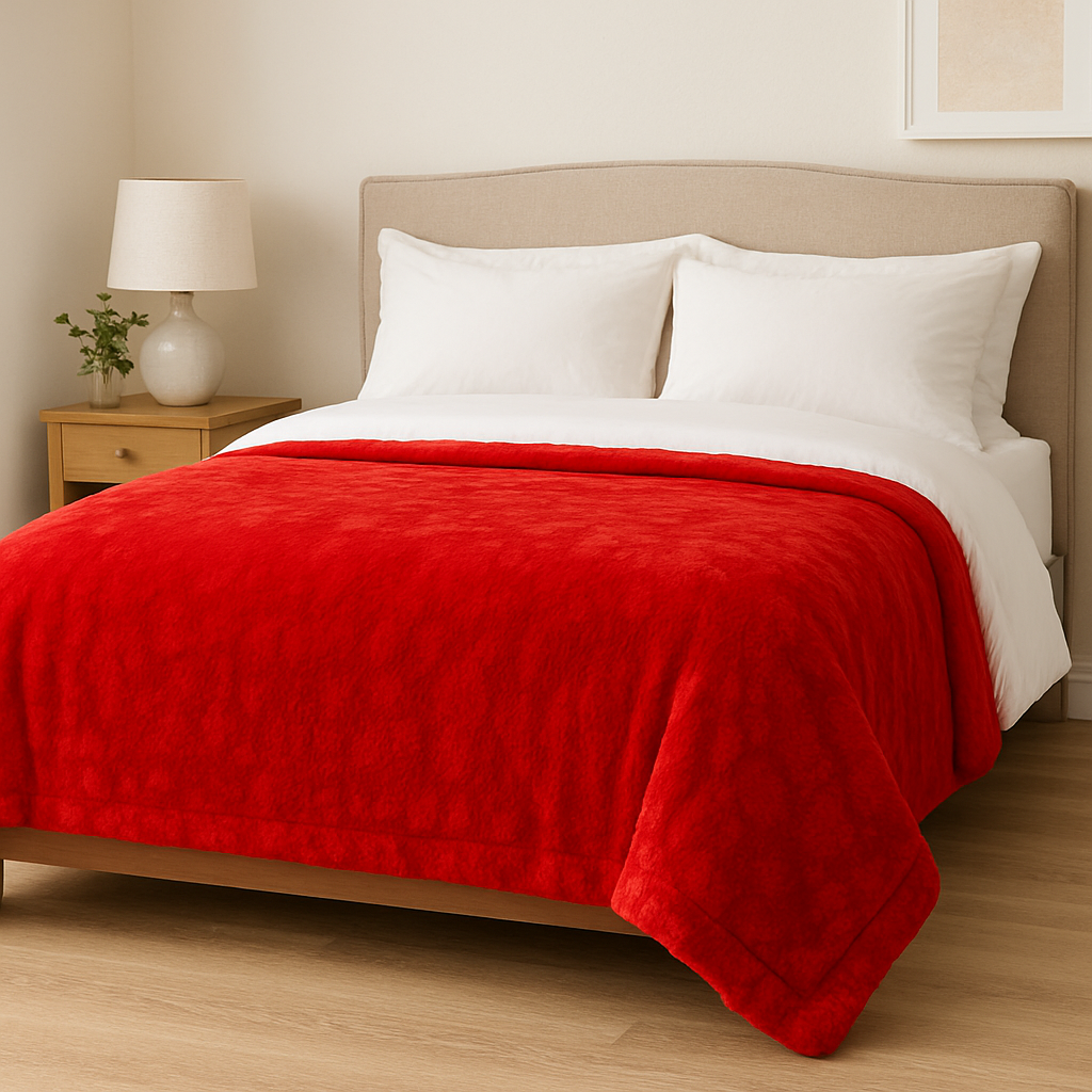 Super Soft Faux Fur Fleece Throw – Ultra Warm Mink Sofa & Bed Blanket – Available in Single, Double & King Sizes