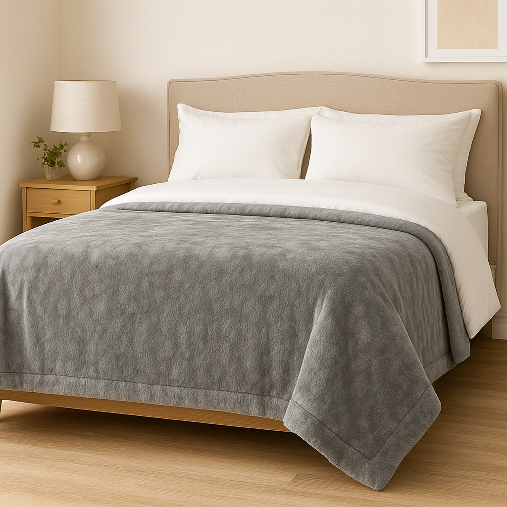 Super Soft Faux Fur Fleece Throw – Ultra Warm Mink Sofa & Bed Blanket – Available in Single, Double & King Sizes