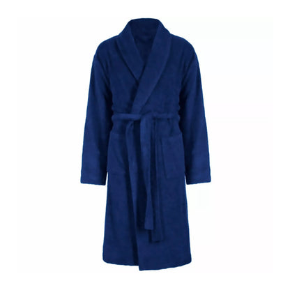 Luxury Terry Towelling Bathrobe – 100% Cotton – Soft, Absorbent & Comfortable – Unisex One Size