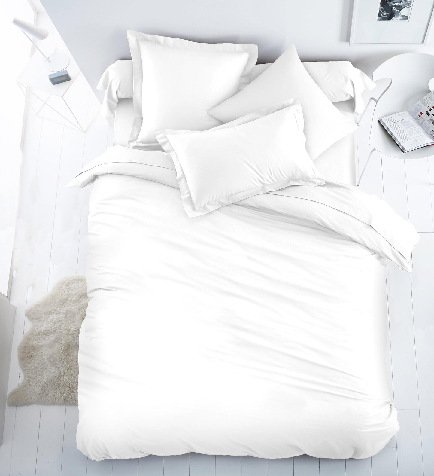 Hotel Quality Polycotton Duvet Cover – Soft & Durable Bedding – Available in 9 Colours & 4 Sizes