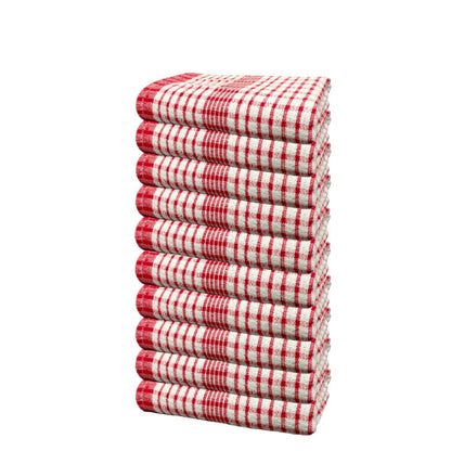 100% Cotton Wonderdry Tea Towels – Ultra Absorbent, Quick-Drying & Durable – Available in Green, Red & Blue (Packs of 2, 5 & 10)