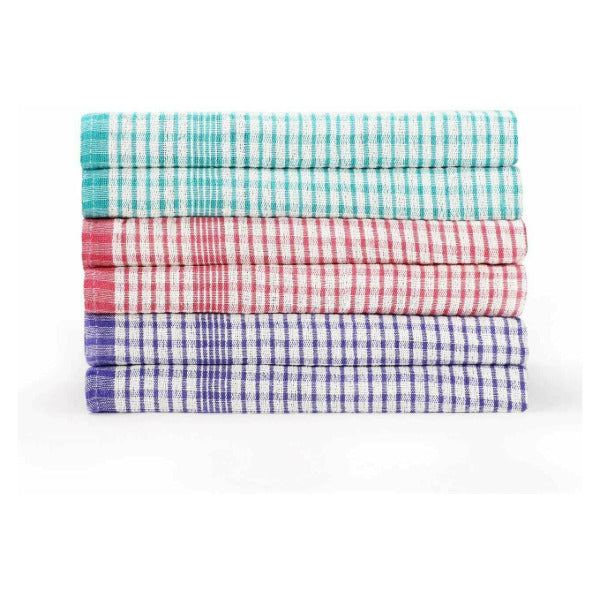 100% Cotton Wonderdry Tea Towels – Ultra Absorbent, Quick-Drying & Durable – Available in Green, Red & Blue (Packs of 2, 5 & 10)