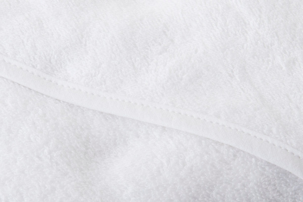 Terry Baby White Hooded Towel Robe image 1