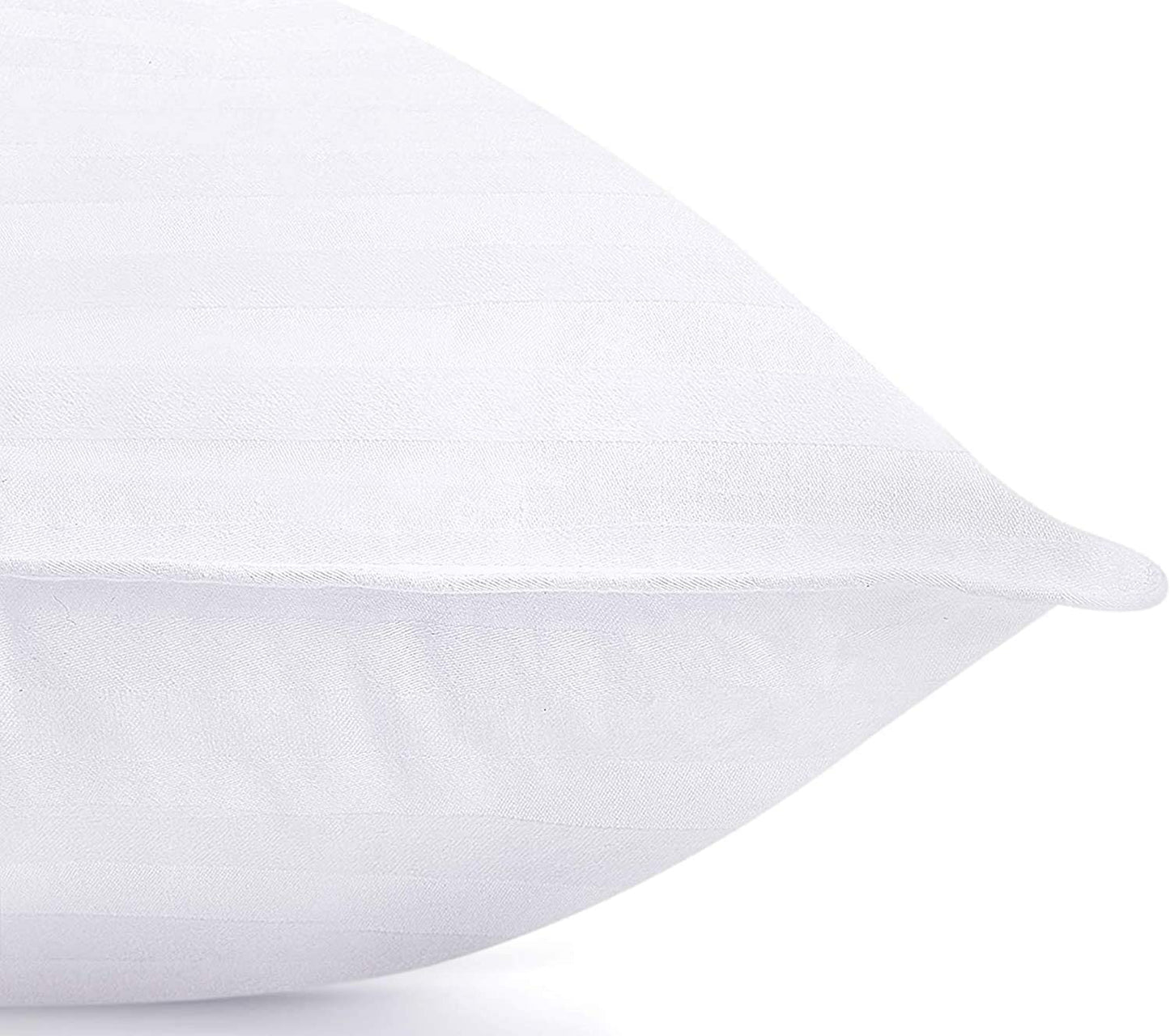 Luxurious Hotel Quality Satin Stripe Pillow Pair image 2