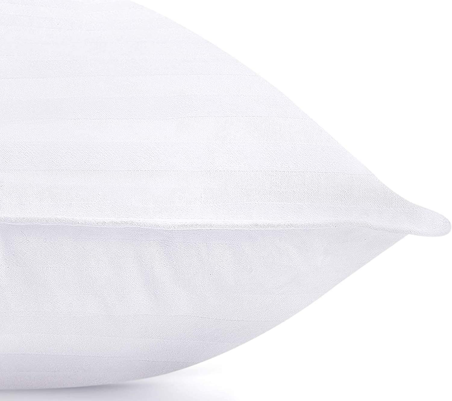 Luxurious Hotel Quality Satin Stripe Pillow Pair image 2