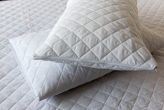 Pair Of Hotel Quality Waterproof Pillowcase Protectors image 0